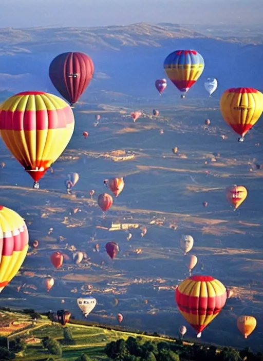 Image similar to turkish hot air balloons