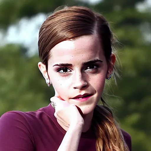 Prompt: what emma watson thinks about being # 1
