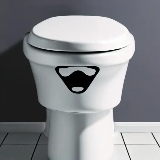 Image similar to toilet with angry facial expression, used by yoda