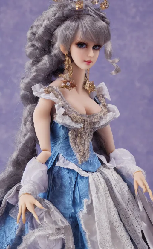 Image similar to dollfie in baroque dress