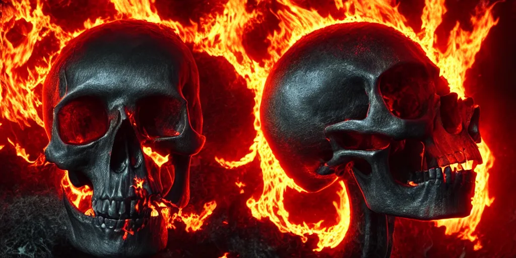 Prompt: Skull on fire 🔥🔥🔥🔥🔥🔥🔥🔥🔥🔥🔥🔥🔥🔥🔥🔥🔥🔥🔥🔥🔥🔥🔥🔥🔥🔥🔥🔥🔥🔥 , realistic 4k octane beautifully detailed render, 4k post-processing, highly detailed, intricate complexity, epic composition, magical atmosphere, cinematic lighting, masterpiece, ultra hd