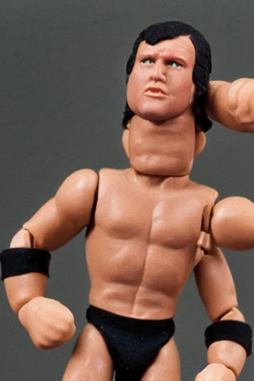 Image similar to mark mcgowan as a 1 9 8 0 s wrestling action figure, premier of western australia,