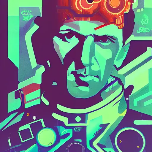 Image similar to glorious futuristic visionary inventor nikola tesla profile picture by sachin teng, c 2 1 5 and artgerm, masterpiece, organic painting, matte painting, technical geometrical drawing shapes, lightning electricity coil, hard edges, graffiti, street art by sachin teng and c 2 1 5