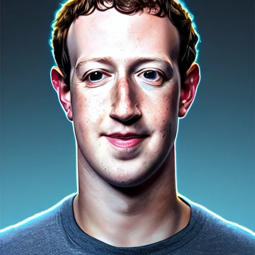 Prompt: portrait of Mark Zuckerberg as a Mike Wazawski, accurate, intricate, headshot, highly detailed, digital painting, artstation, concept art, sharp focus, illustration, art by artgerm and greg rutkowski and alphonse mucha