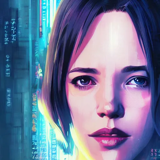 Image similar to rachel mcadams portrait as manga girl, realistic shaded perfect face, fine details. anime. realistic shaded lighting poster by ilya kuvshinov katsuhiro otomo ghost - in - the - shell, magali villeneuve, artgerm, jeremy lipkin and michael garmash and rob rey