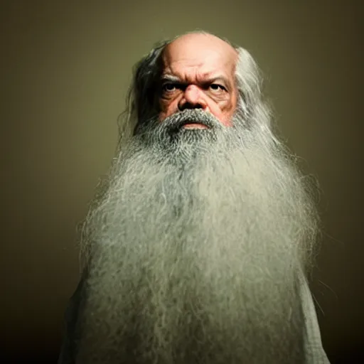 Image similar to modern portrait photograph of socrates, taken by annie leibovitz. dramatic lighting