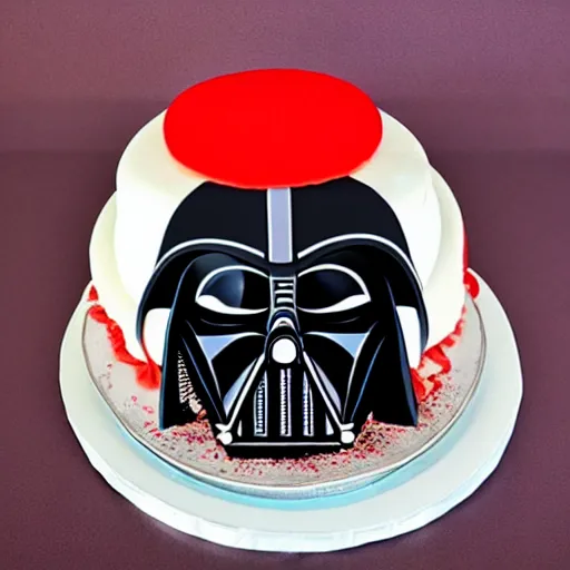 Prompt: Vader as a cake