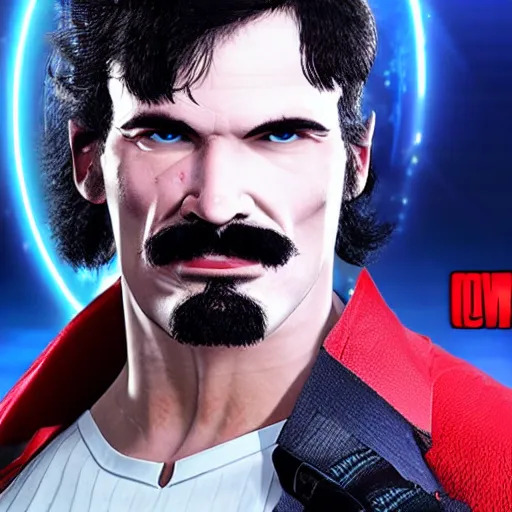 Prompt: dr disrespect, as a character in tekken