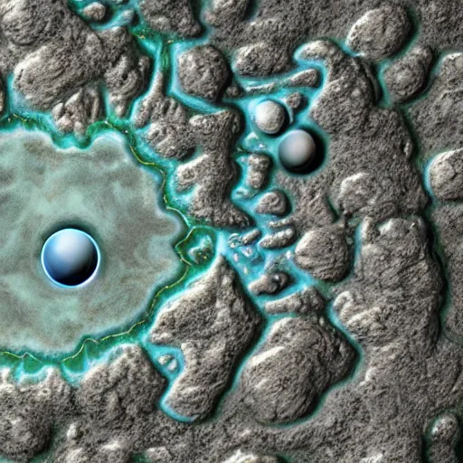 Image similar to alien continents