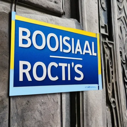 Prompt: a sign saying'realistic boobs'