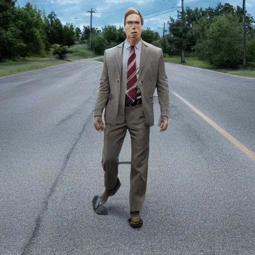 Image similar to Live Action Still of Jerma in Better Call Saul, real life, hyperrealistic, ultra realistic, realistic, highly detailed, epic, HD quality, 8k resolution, body and headshot, film still