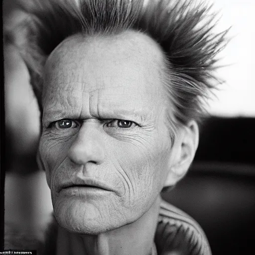 Prompt: Candid portrait photograph of Beavis, taken by Annie Leibovitz