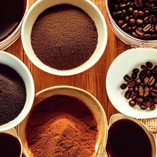 Prompt: the true ingredients inside coffee