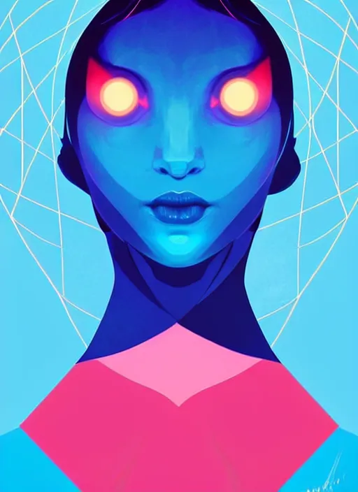 Image similar to symmetry!! poster of space concepts, minimal elegant, colorful, artstation, concept art, smooth, cosmic, soft light, illustration, art by artgerm