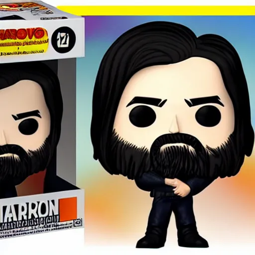 Image similar to Charles Manson Funko Pop