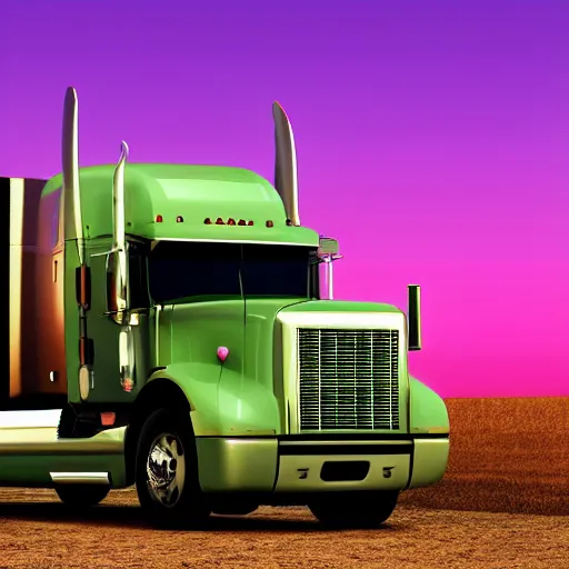 Image similar to a big truck, isolated, gradient background