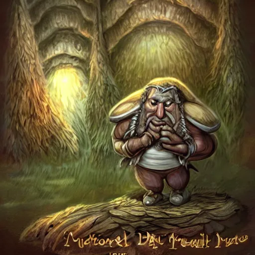 Image similar to mushroom troll fantasy concept art depardieu