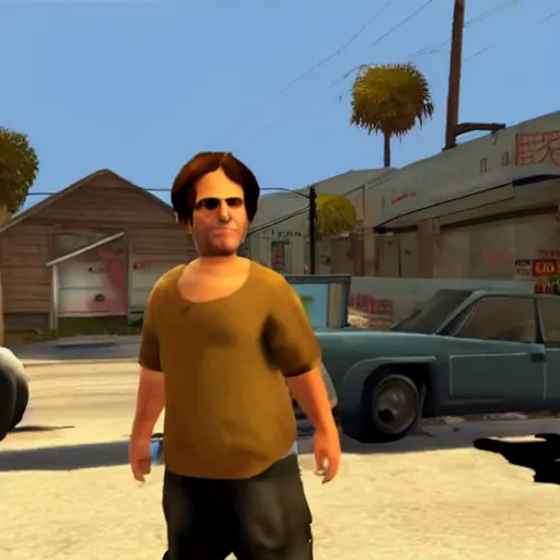 Prompt: danny devito in GTA: San Andreas