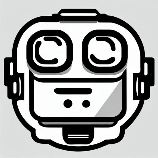 Image similar to malfunctioning robot vector icon, clipart, adobe illustrator