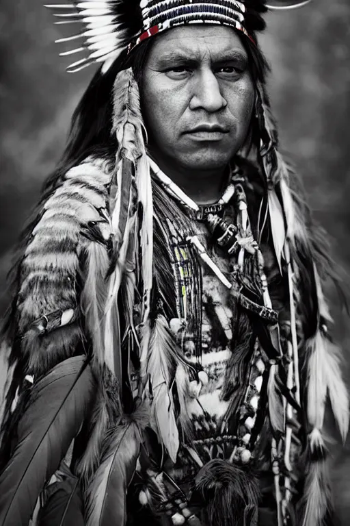 Image similar to Photo of Native American indian man Boris Johnson, portrait, skilled warrior of the Apache, ancient, realistic, detailed, Emma Watson