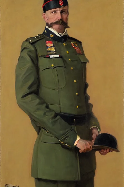 Image similar to full body portrait of the dictator of the seattle supersonics, 1 8 8 9, in full military garb, oil on canvas by william sidney mount, trending on artstation