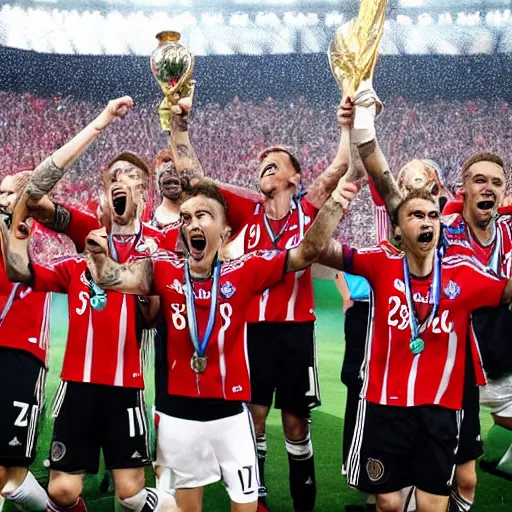 Prompt: ajax winning worldcup