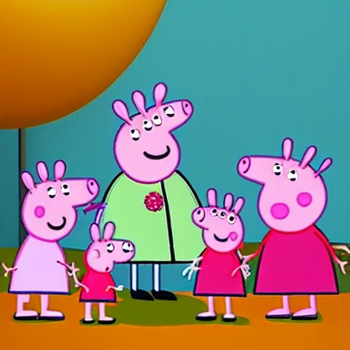 Image similar to x-ray of peppa pig