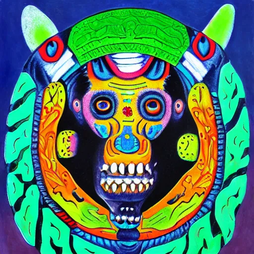 Image similar to portrait of xolotl