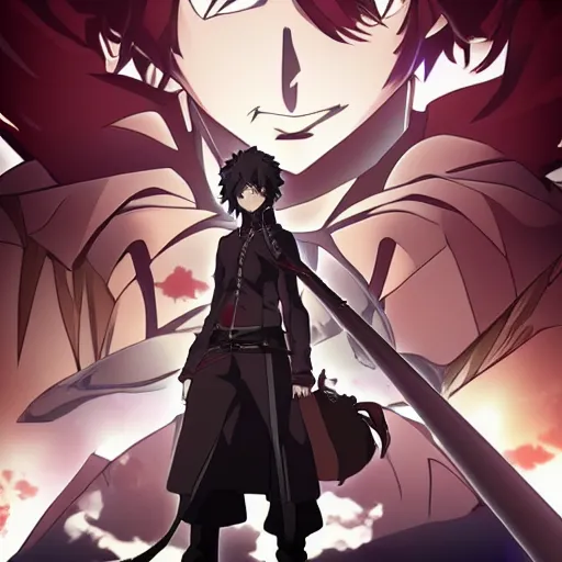 Prompt: handsome guy made by Ufotable studio high detailed, beautiful,, anime style, 4k , detailed, detailed face, high quality, smooth, sharp focus, beautiful scene, in demon slayer anime artstyle