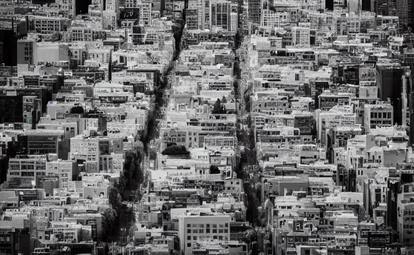 Image similar to san fransisco, desaturated photography