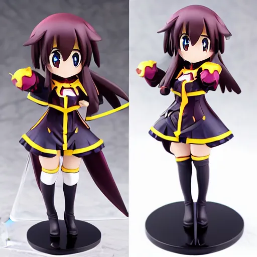 Image similar to mega kawaii megumin by konosuba in the style of kadokawa done by studio deen, anime manga doujin doujinshi, pvc figure