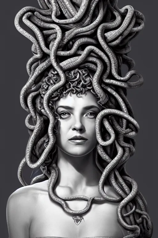 a detailed matte portrait of medusa mother of the | Stable Diffusion ...