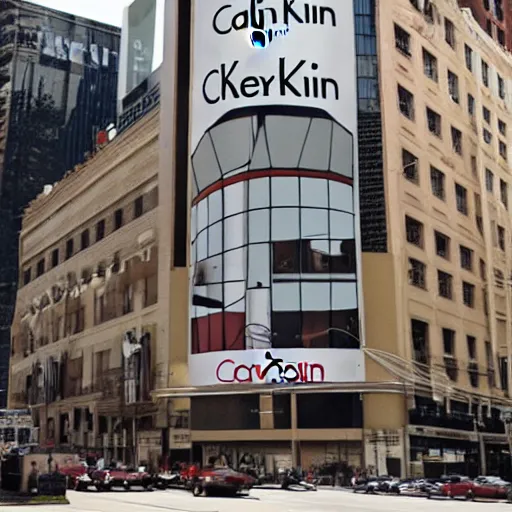 Prompt: a sexy billboard for calvin klein jorts