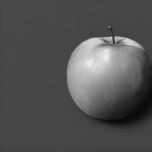 Image similar to centered hyper-realistic single piece of fruit, gray background