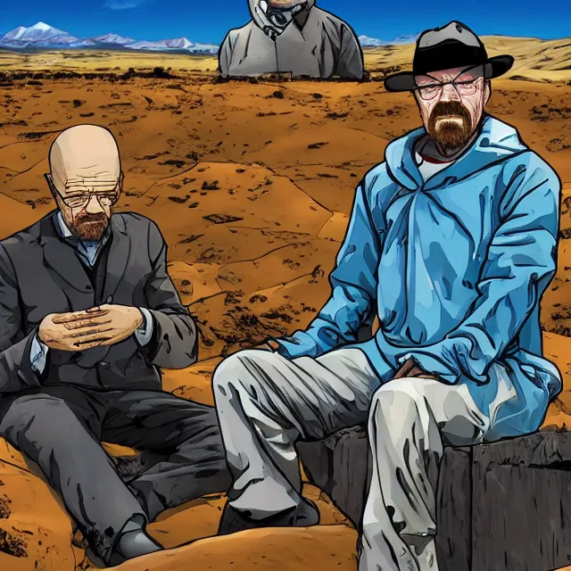 Image similar to walter white becomes south america, 4 k