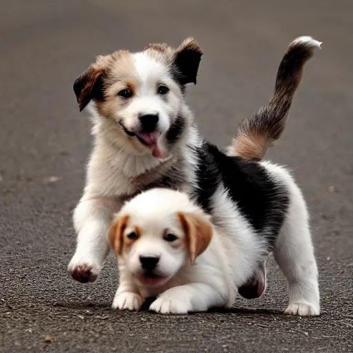 Image similar to puppies having fun