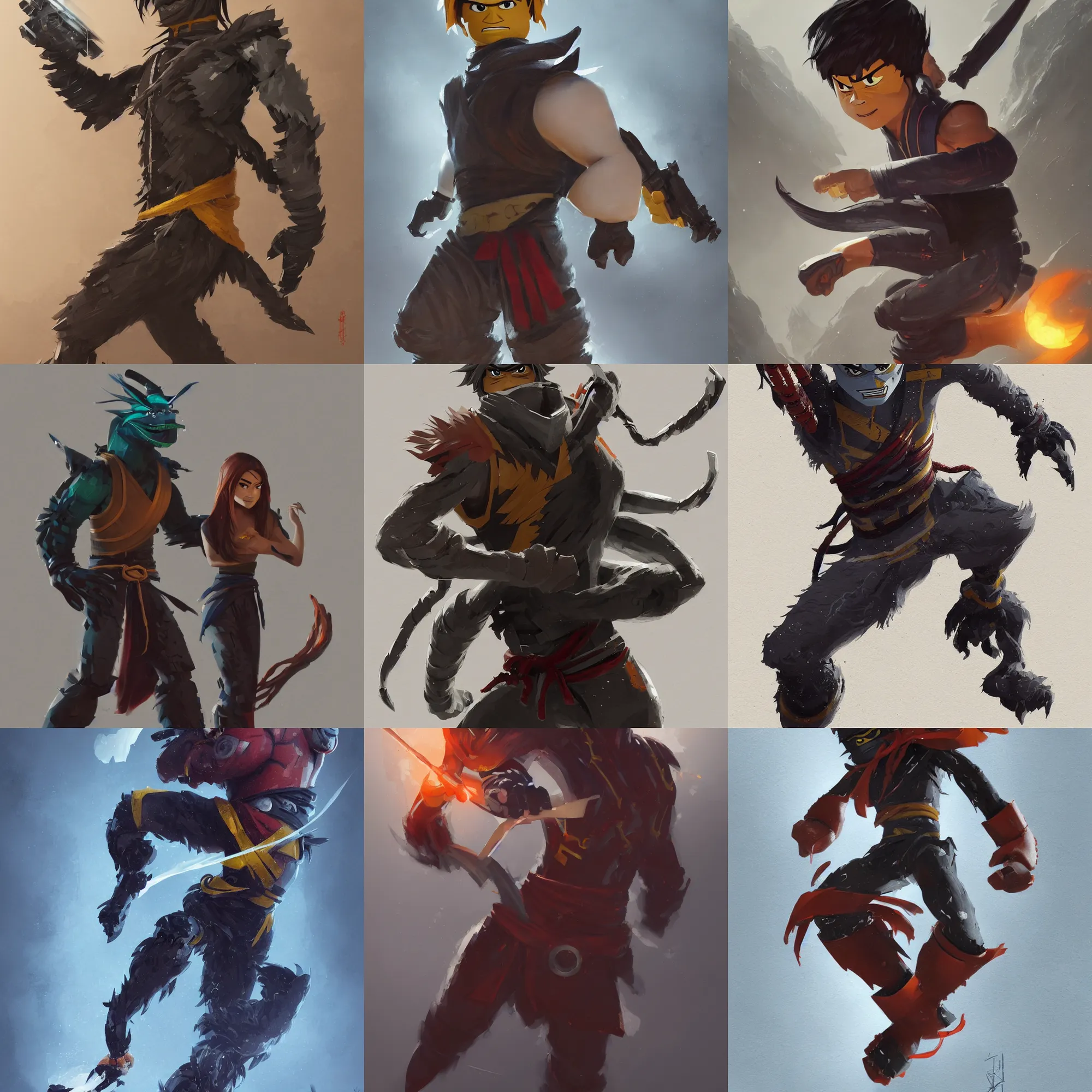 Ninjago concept online art