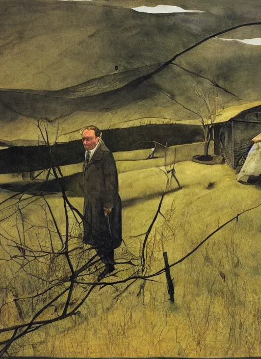 Prompt: Bogotá by Andrew Wyeth