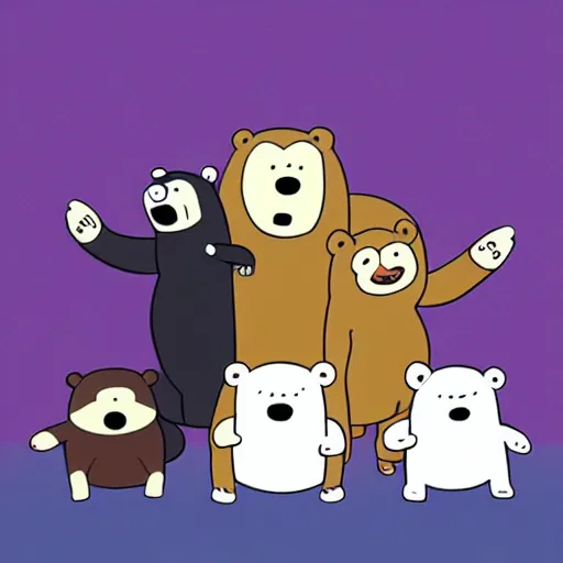 Prompt: we bare bears