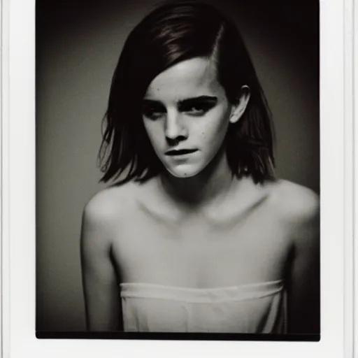 Image similar to Polaroid of Emma Watson by Wong Kar-Wai