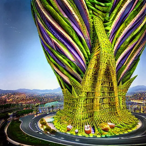 Prompt: monster by vincent callebaut