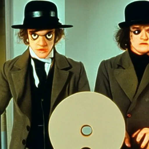 Image similar to a clockwork orange