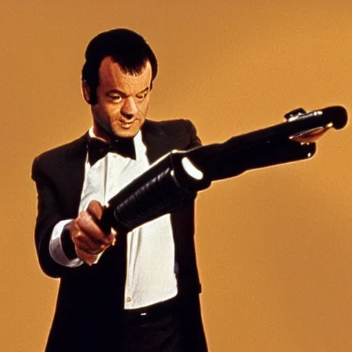 Image similar to bill murray in pulp fiction, movie still, promotional shot