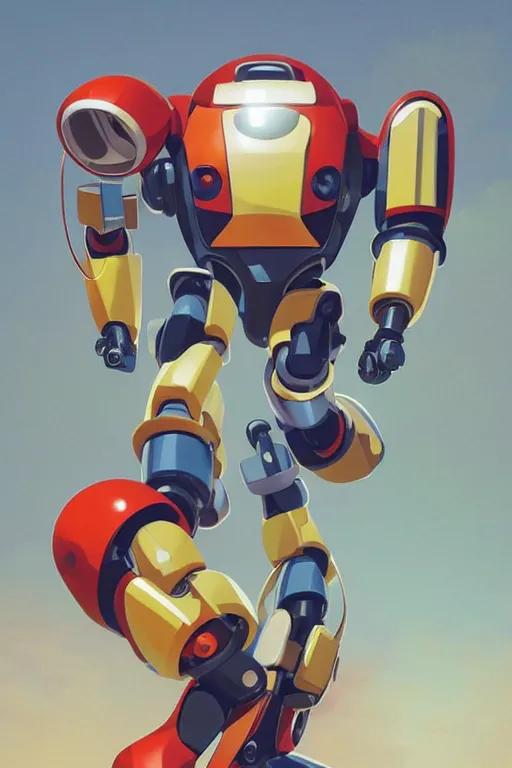 Image similar to metabots medabots medarotto medarot robot minimalist comics helmet mask neon cybereye, behance hd by jesper ejsing, by rhads, makoto shinkai and lois van baarle, ilya kuvshinov, rossdraws global illumination ray tracing hdr radiating a glowing aura