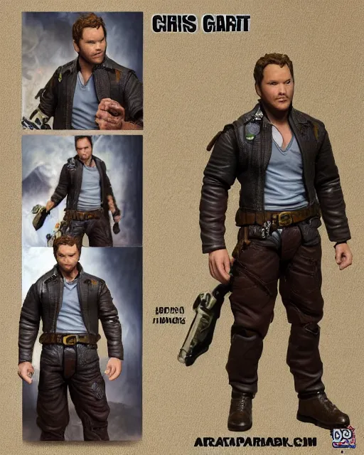 Prompt: chris pratt action figure. dnd, high fantasy. royo, artgem, wlop