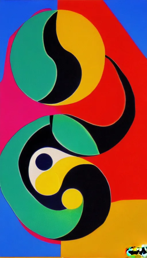Image similar to Abstract representation of ying Yang concept, by burns jim