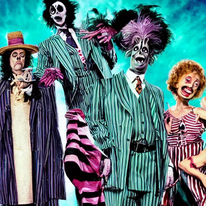 Image similar to beetlejuice the movie part 2, 8 k,