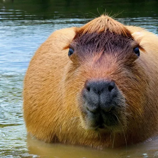 Prompt: massive capybara