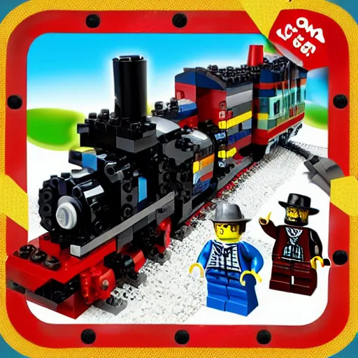 Image similar to lego train steam engine realstic