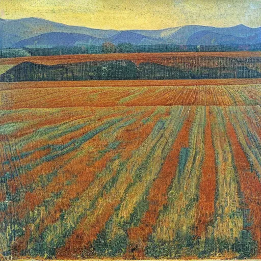 Image similar to soviet painting of what fields by isaak brodsky, walter womacka, czeslaw znamierowski, vladimir pchelin, kuzma petrov - vodkin, igor berezovsky